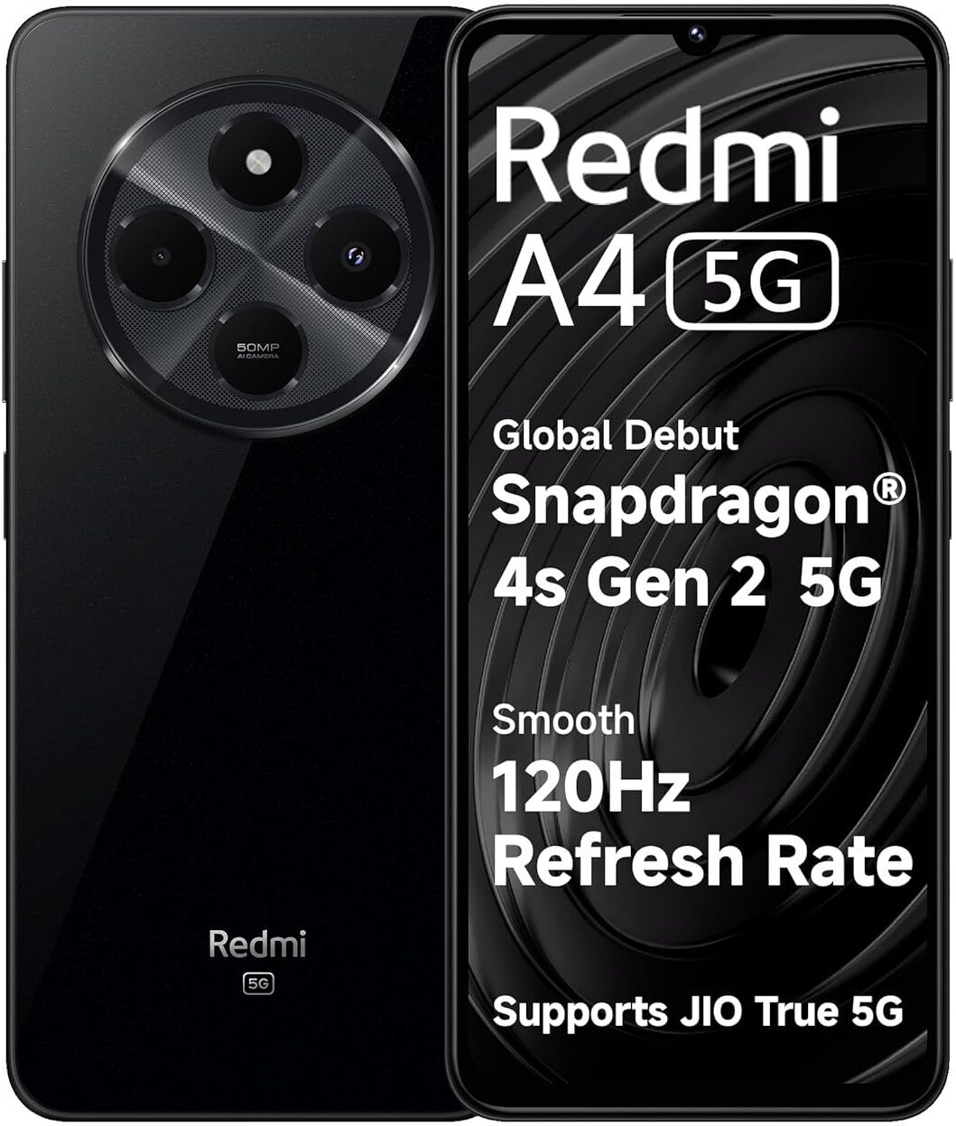 a4-24116rnc1i-redmi-original-imahek2hqbqkzptu.jpeg REDMI A4 (Starry Black, 128 GB) (6 GB RAM) - Image 1