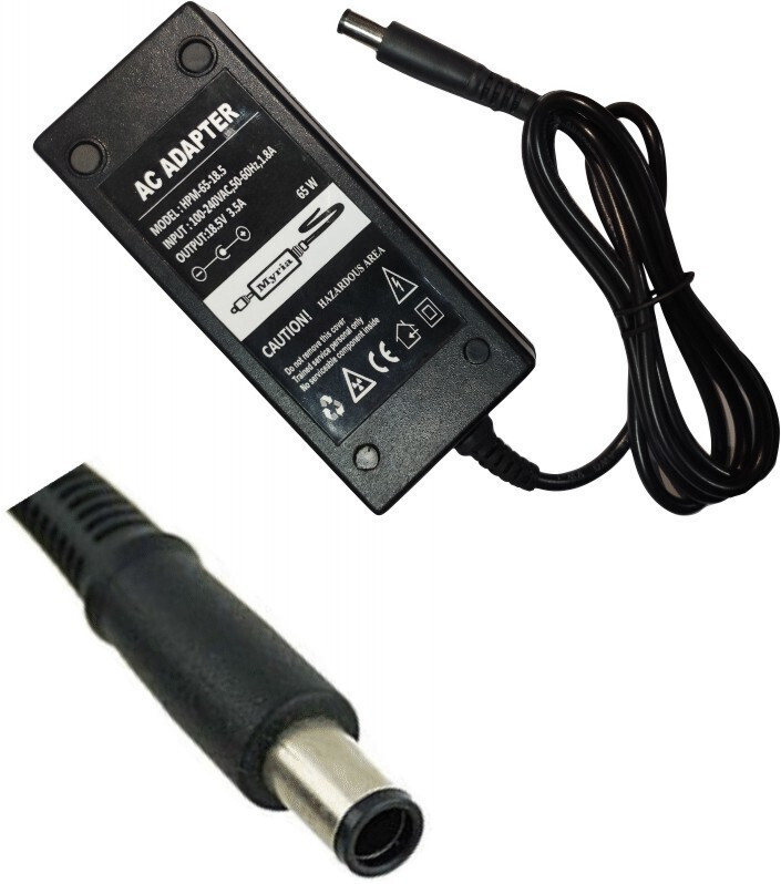 laptop-charger-adapter-big-tip-myria-original-imah9t78uftzm6gm.jpeg Myria laptop charger adapter Big tip 65 W Adapter (Power Cord Included) - Image 1