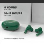 Aroma NB140 Ranger 50 Hours* Playtime |Perfect for Music | Dual Pairing Mode Bluetooth (Green, True Wireless) - Image 4