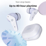 Noise Buds VS102 Neo with 40 Hrs Playtime, Environmental Noise Cancellation, Quad Mic Bluetooth (Soft Lilac, True Wireless) - Image 2