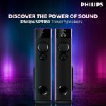 PHILIPS SPA9160/94 160 W Bluetooth Tower Speaker (Black, 2.0 Channel) - Image 2