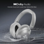 boAt Rockerz 650 Pro(2025 Launch), Touch/Swipe Controls, Dolby Audio, 80 Hrs Battery Bluetooth (Silver Frost, On the Ear) - Image 3