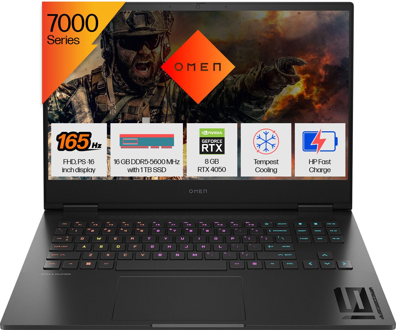 original-imahcd9m3y8hzkkv.jpeg HP Omen AMD Ryzen 7 Octa Core 7840HS - (16 GB/1 TB SSD/Windows 11 Home/6 GB Graphics/NVIDIA GeForce RTX 4050/165 Hz) 16-xd0015AX Gaming Laptop (16.1 Inch, Shadow Black, 2.37 Kg) - Image 1