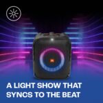 JBL Partybox Encore Essential, Dynamic Light Show ,6Hrs Playtime,Built-in Powerbank 100 W Bluetooth Party Speaker (Black, Stereo Channel) - Image 4