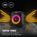 JBL Partybox Encore Essential, Dynamic Light Show ,6Hrs Playtime,Built-in Powerbank 100 W Bluetooth Party Speaker (Black, Stereo Channel) - Image 3