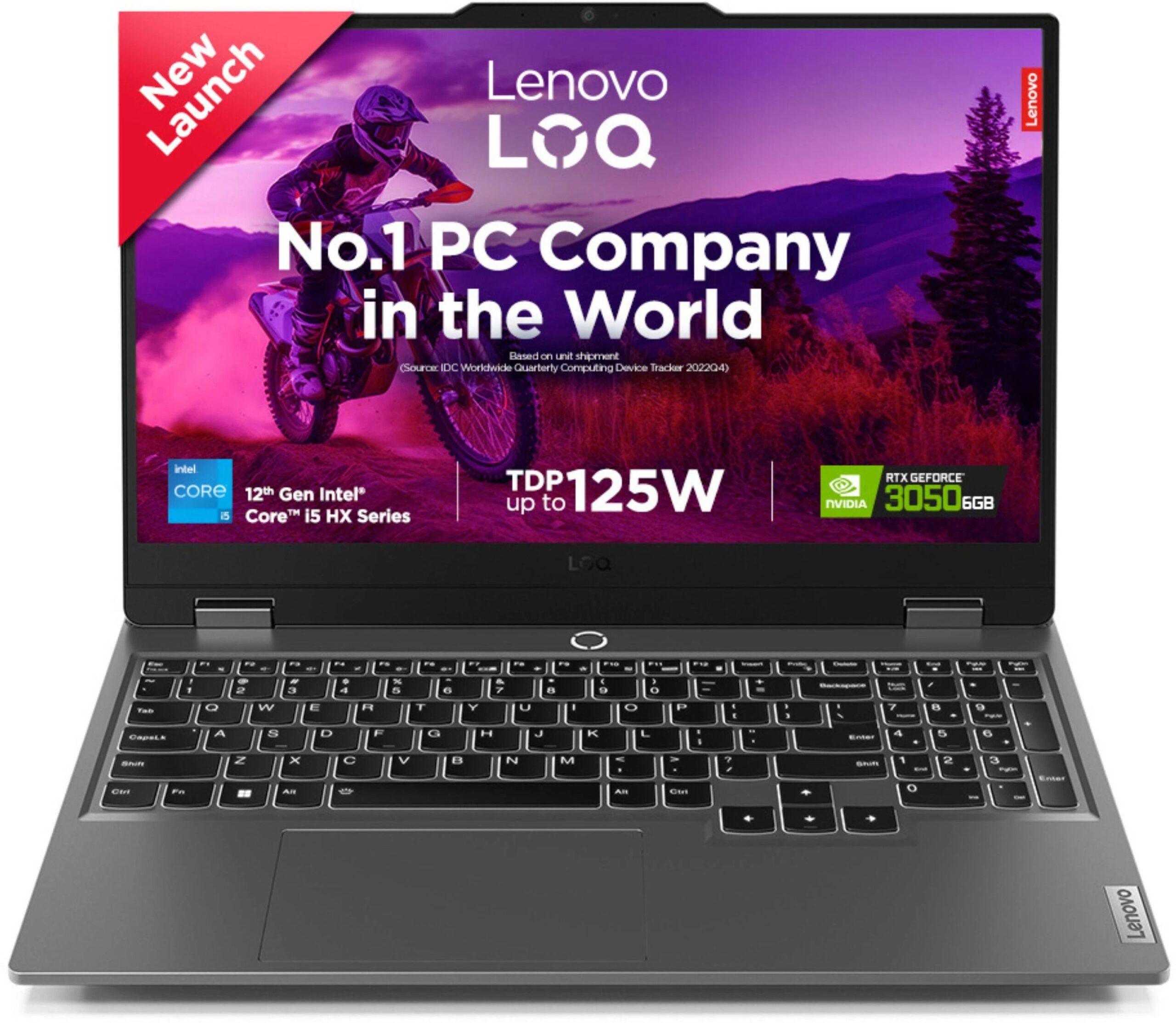 original-imahehbwerb5xdvs-scaled-1.jpeg Lenovo LOQ Essential Intel Core i5 12th Gen 12450HX - (16 GB/512 GB SSD/Windows 11 Home/4 GB Graphics/NVIDIA GeForce RTX 3050A) 15IAX9E Gaming Laptop (15.6 inch, Luna Grey, 1.77 kg, With MS Office) - Image 1
