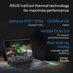 ASUS Vivobook 16X (2025) with Office 2024 + M365 Basic* Intel Core i5 13th Gen 13420H - (16 GB/512 GB SSD/Windows 11 Home/4 GB Graphics/NVIDIA GeForce RTX 3050/144 Hz) K3605VC-RP412WS Gaming Laptop (16 inch, Indie Black, 1.80 Kg, With MS Office) - Image 3