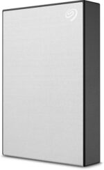 Seagate One Touch with Password Protection for Windows & Mac with 3 years Data Recovery Services - Portable 1 TB External Hard Disk Drive (HDD) (Silver)