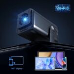 PLAY Smart Android 13 1+8G 5G WiFi BT 15k Lm 4k 8k 180 degree Rotation (25000 lm / 2 Speaker / Wireless / Remote Controller) Portable Projector (Black) - Image 3