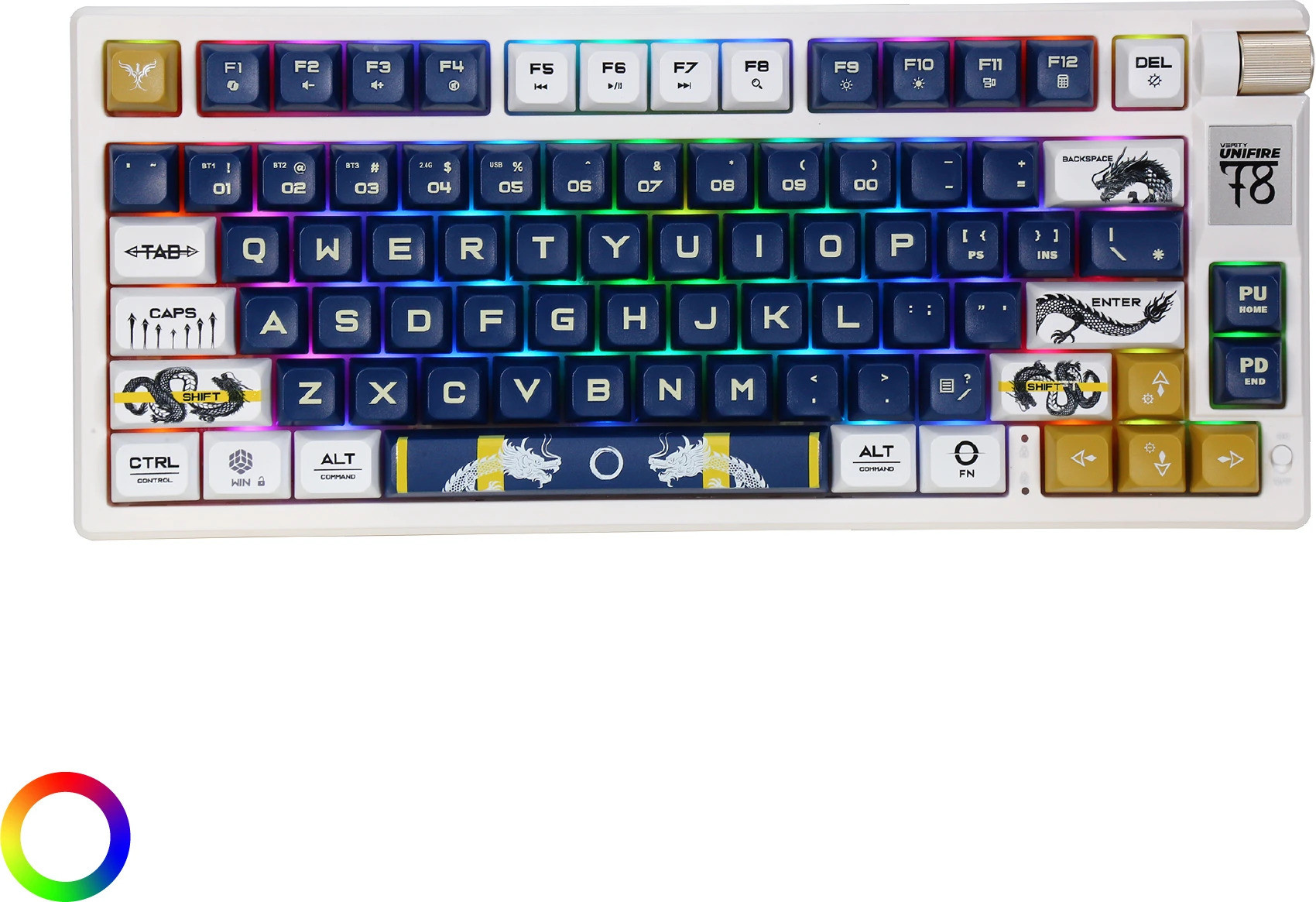 unifire-78-rgb-mechanical-gaming-keyboard-customizable-keys-for-original-imahdfzupv3uaygt-1.jpeg Verity Unifire 78 RGB Mechanical Gaming Keyboard - Image 1